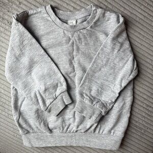 H&M Light Gray Organic Cotton Top